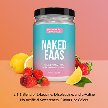 Strawberry Lemonade Essential Amino Acids Supplement - Strawberry EAA with a Convenient Training - Day Formula