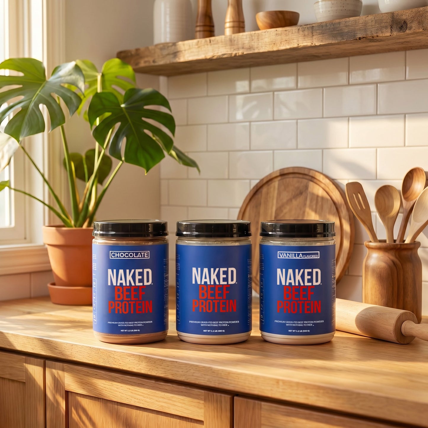 Beef Protein Powder - Unflavored with a Simple, Easy - Mix Protein Formula