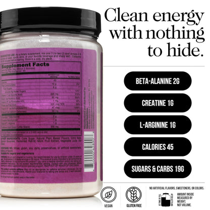 Fruit Punch Pre Workout Supplement - Fruit Punch with a Convenient Training - Day Formula