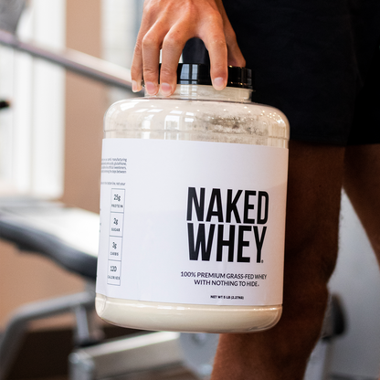 Grass Fed Whey Protein Powder - Unflavored - Bulk Size with a Simple, Easy - Mix Protein Formula