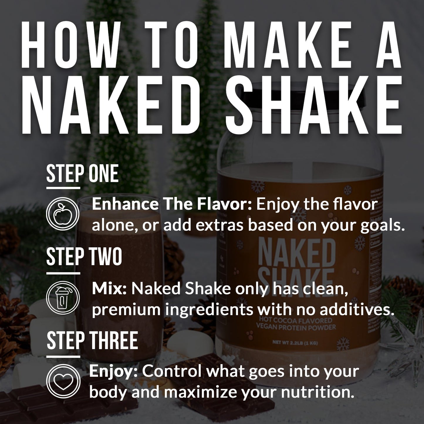 Hot Cocoa Protein Shake - Hot Cocoa with Protein in an Easy - to - Mix Format