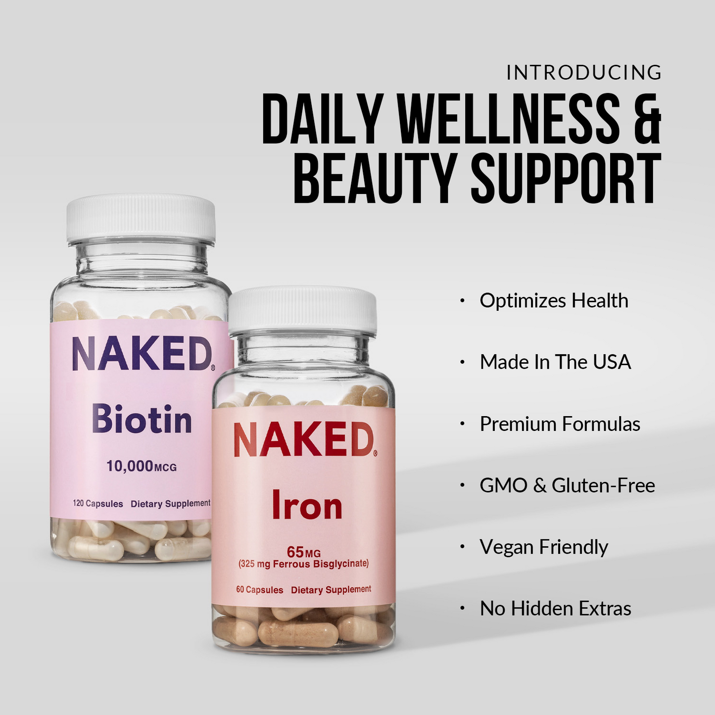 Daily Iron Supplement - Iron with a Convenient Daily - Use Format