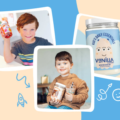 Kids Nutrition Shake - Vanilla Formula with an Easy, Family - Friendly Format