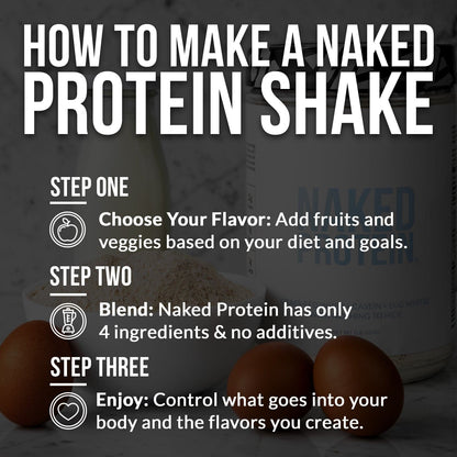 Protein Powder Blend - 1LB Egg Whey and Casein Protein Blend - 1LB with a Simple, Easy - Mix Protein Formula