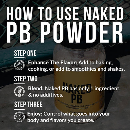 Organic Powdered Peanut Butter - Organic with a Simple, Easy - Mix Protein Formula