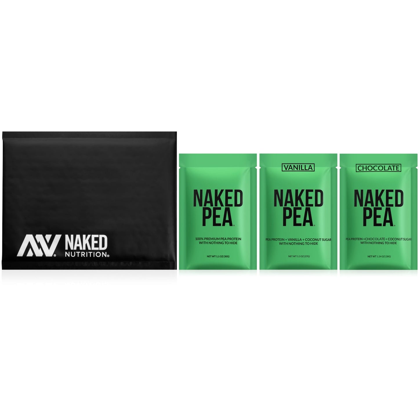 Vegan Protein Powder Sample Pack with a Simple, Easy - Mix Protein Formula