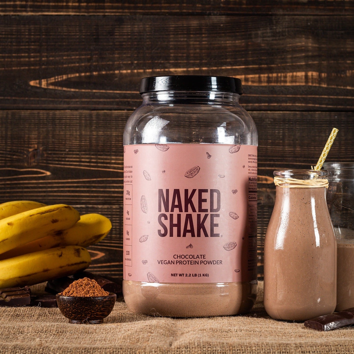 Chocolate Protein Shake - Chocolate with Protein in an Easy - to - Mix Format