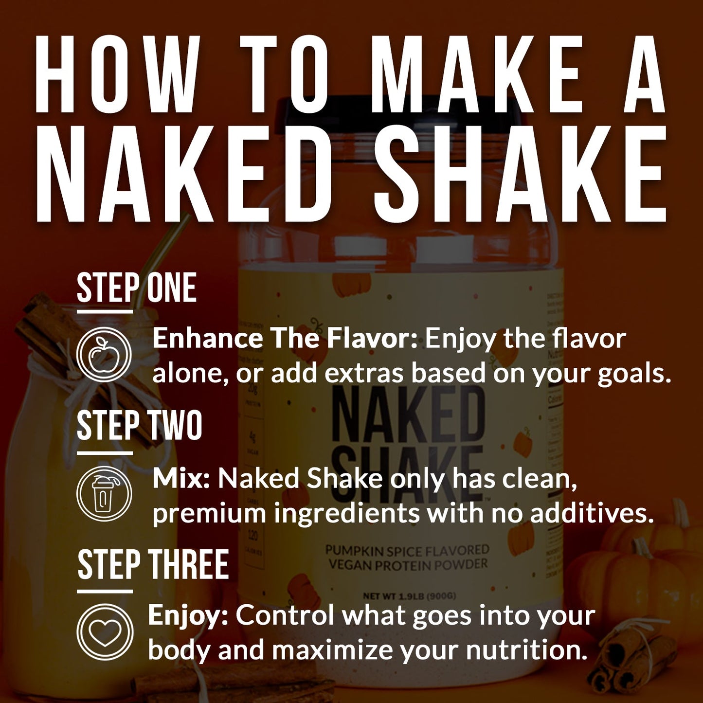 Pumpkin Spice Protein Shake - Pumpkin Spice with Protein in an Easy - to - Mix Format