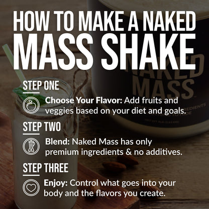 Strawberry Mass Gainer Protein Supplement - Strawberry for Easy Protein and Calorie Mixing