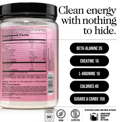 Strawberry Lemonade Pre Workout Supplement - Strawberry Lemonade with a Convenient Training - Day Formula