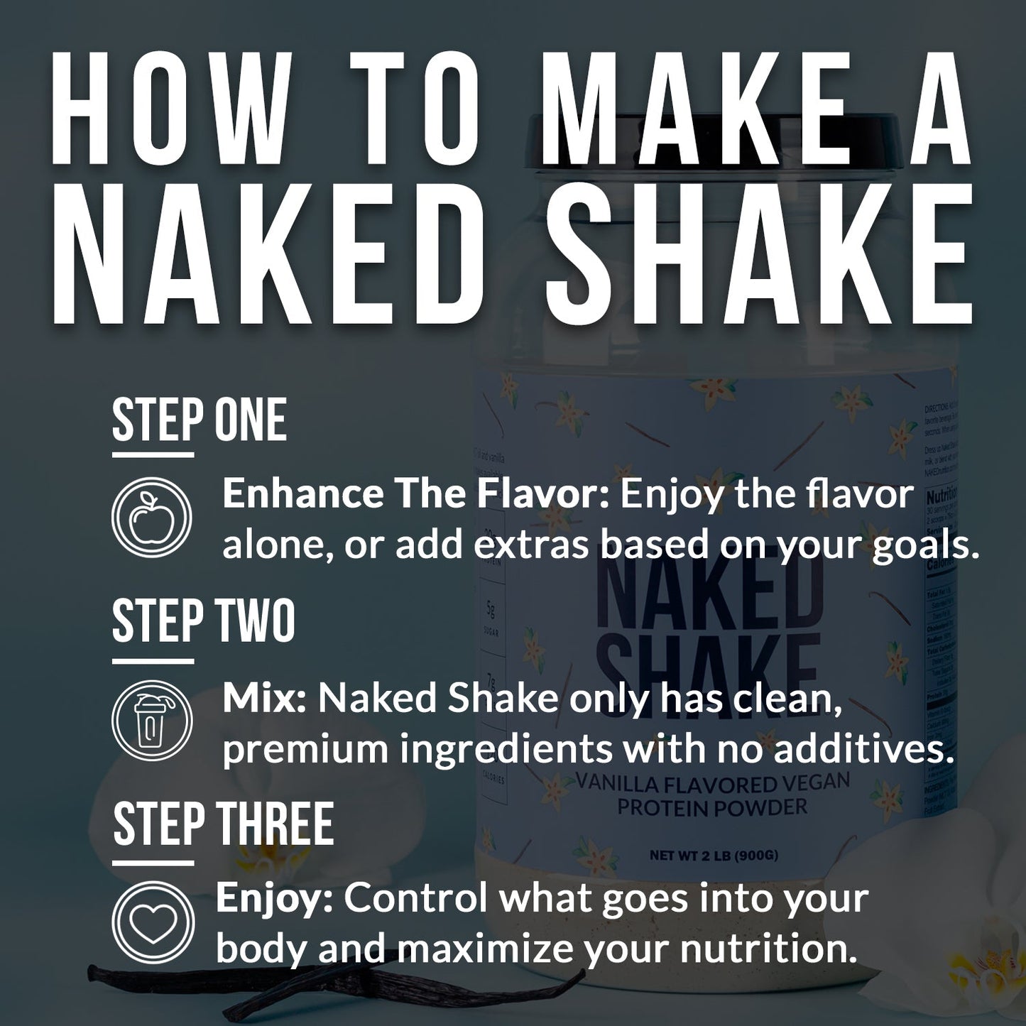 Vanilla Protein Shake - Vanilla with Protein in an Easy - to - Mix Format