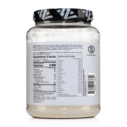 Vanilla Grass - Fed Whey Isolate Protein Powder - Vanilla with a Simple, Easy - Mix Protein Formula