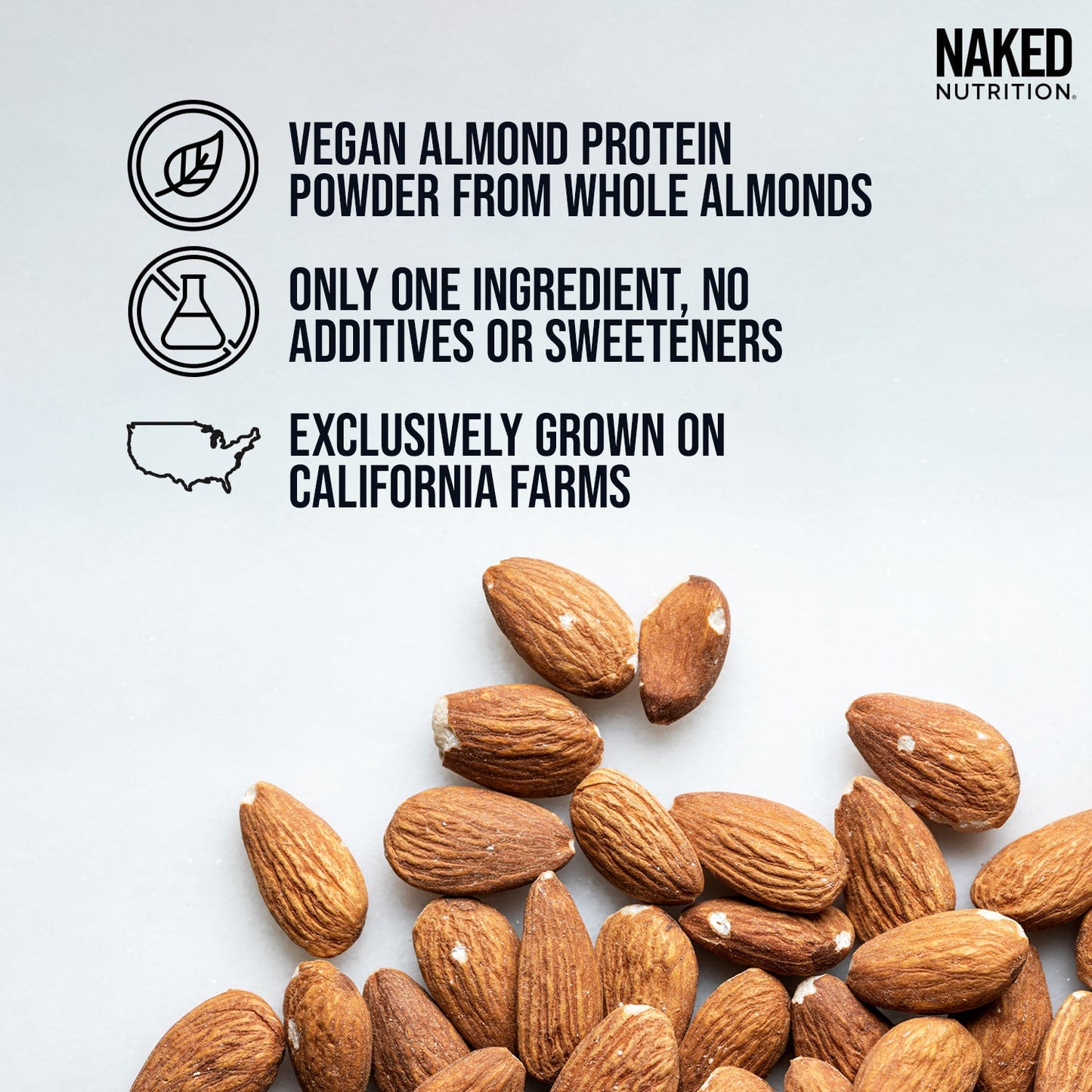 Powdered Almonds - Almond with a Simple, Easy - Mix Protein Formula