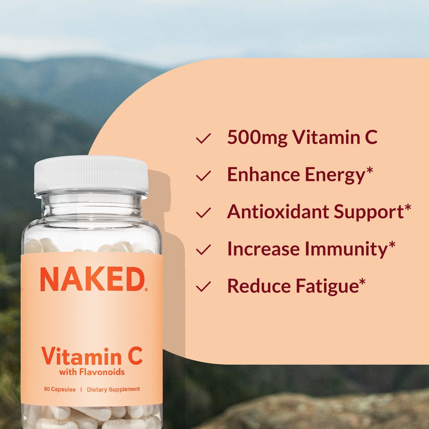 Daily Vitamin C Supplement - Vitamin C with a Convenient Daily - Use Format