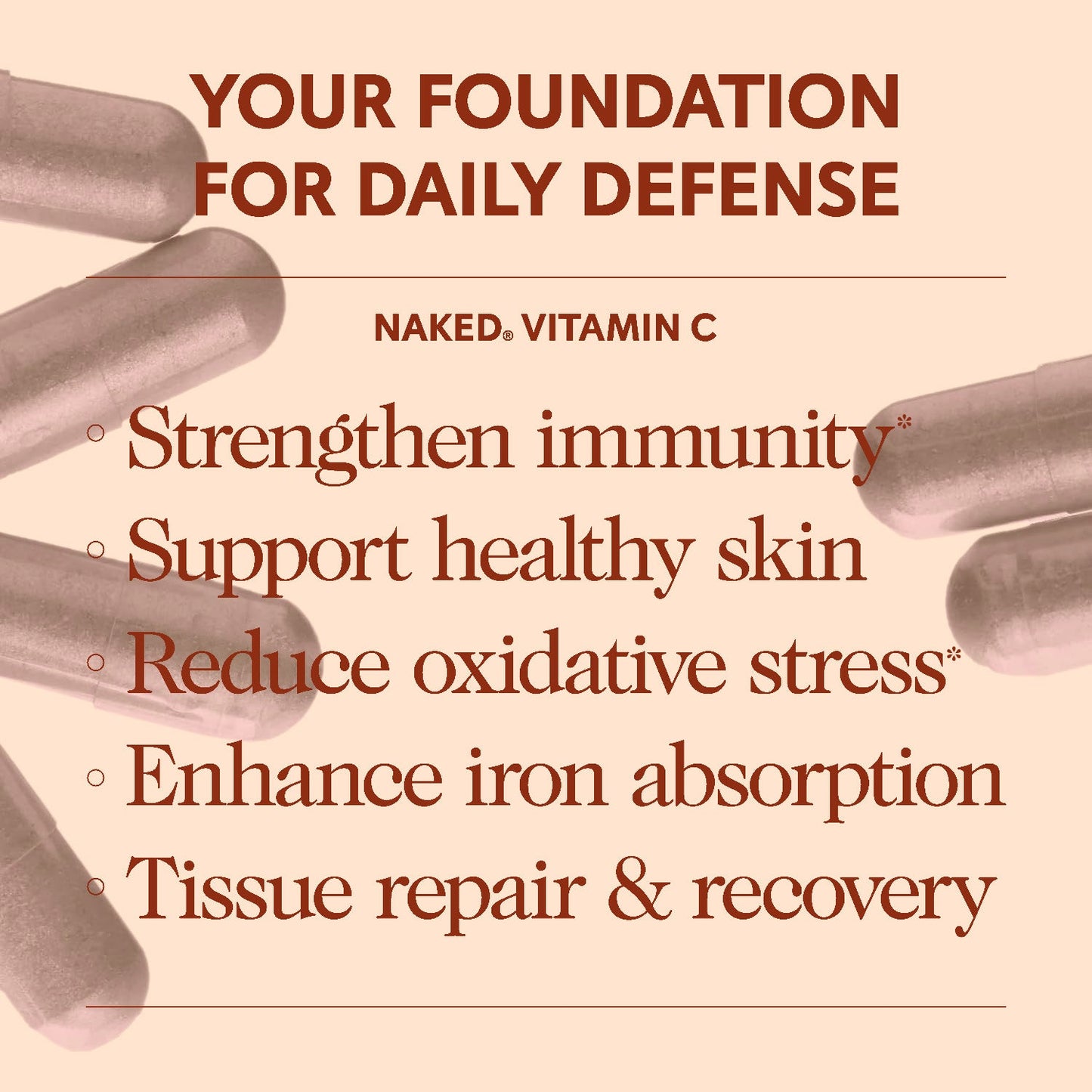 Daily Vitamin C Supplement - Vitamin C with a Convenient Daily - Use Format