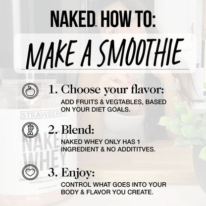 Vanilla Whey Protein Powder - Vanilla - Standard Size with a Simple, Easy - Mix Protein Formula
